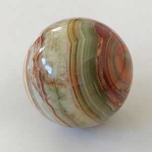 Green onyx sphere